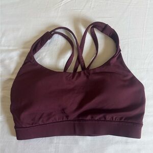 Lululemon Women's Burgundy Sports Bra